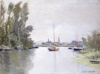 Argenteuil, view of the Small Arm of the Seine, 1872