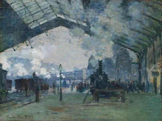 Arrival of the Normandy Train, Gare Saint-Lazare, 1877