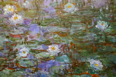 Blue Water Lilies (detail)
