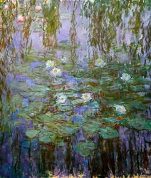 Blue Water Lilies (detail)