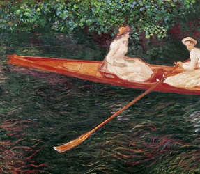 Boating on the River Epte, c.1889-1890