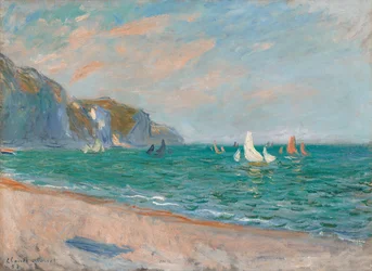 Boats Below the Pourville Cliffs