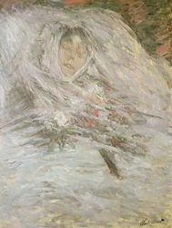 Camille Monet (1847-79) on her Deathbed, 1879
