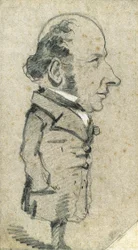 Caricature of Eugène Marcel