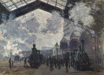 The Gare Saint Lazare. 1877