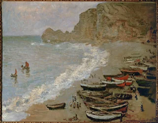 Etretat: The Beach and Port of Amont