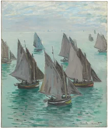 Fishing Boats, Calm Sea