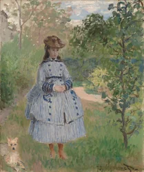 Girl with Dog