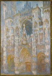 The Cathedral of Rouen, Morning Sun, Blue Harmony