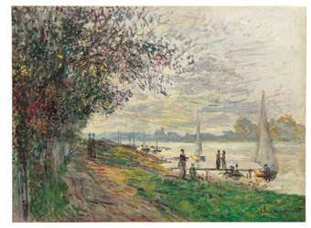 The Bank of Petit-Gennevilliers, Sunset, 1875