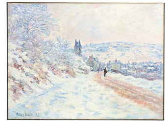 The Road to Vétheuil, Snow Effect, 1879