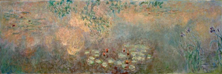 The Water Lily Pond with Iris