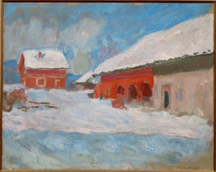 The Red Houses at Björnegaard (Norway)
