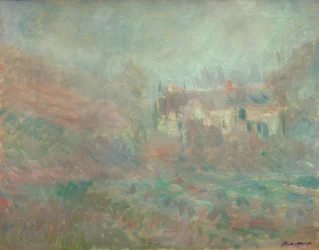 Houses in Falaise, Fog