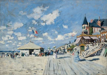 On the Beach at Trouville, 1870