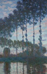 Poplars on the Banks of the Epte, Evening Effect