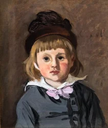 Portrait of Jean Monet in a pompom hat