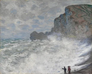 Rough Weather in Étretat