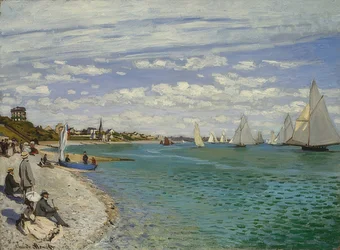 Regatta at Sainte-Adresse. 1867