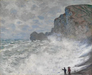 Rough Weather at Étretat