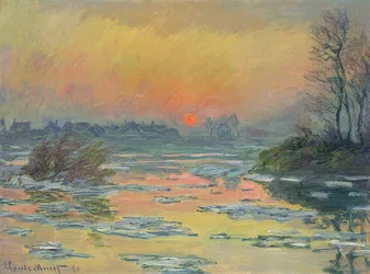 Sunset over the Seine, 1880