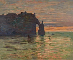 Sunset at Étretat