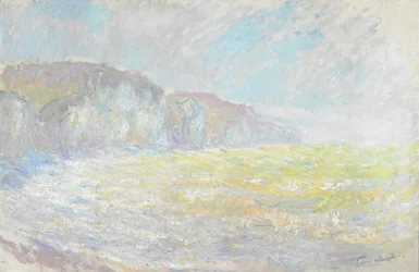 The Cliffs of Pourville, Rough Sea