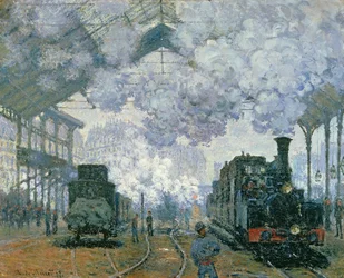 The Gare Saint-Lazare: Arrival of a Train