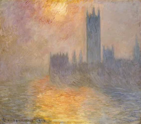 The Houses of Parliament, Sunset