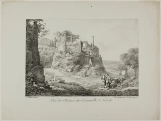 View of the Road from Cascatelles to Tivoli
