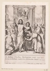 Healing of the Lame Man and the Bent Woman on Sabbath from Miracles of Our Lord Jesus Christ (series title)