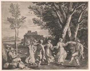 The Dance, Plate 6 from Pastorales