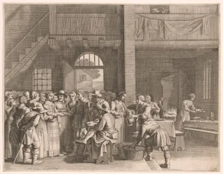 The Engagement, Plate 14 from Pastorales