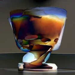 Glowing Fluid Glass Cup
