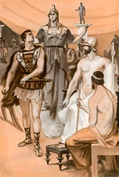 Illustration for the Iliad by Homer