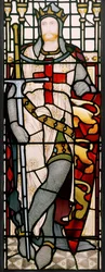 Richard I (detail from a window in the Great Hall)