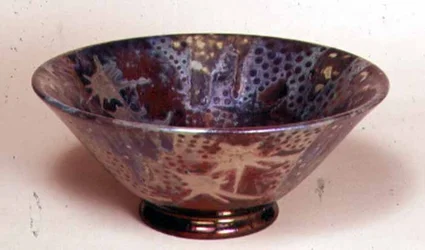 Bowl with lustre decoration, 1890