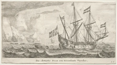 Various Ships and Views of Amsterdam (Verscheÿde Schepen en Gesichten van Amstelredam), Part II: The Black Bear, a Greenland Whaler