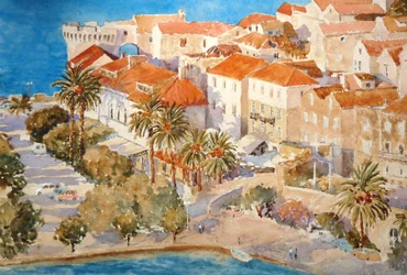 Sunset, Korčula Harbour
