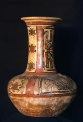 High Necked Jar, Early Cocle Phase, 700-800 AD