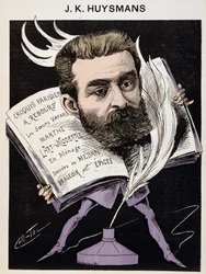 Cartoon by Joris Karl Huysmans - in 