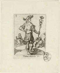 Mercurius, plate six from The Seven Planets