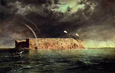 View of Fort Sumter, South Carolina, 1863