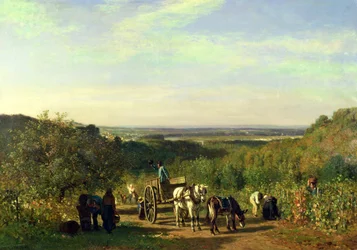 View from the Hilltops of Suresnes or, The Grape Harvest at Suresnes