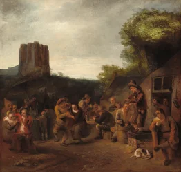 Conviviality Near the Inn, c.1650