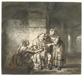 Lot and His Daughters (Genesis 19:33)