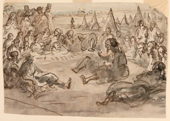 Zouaves in the Camp of St. Maur