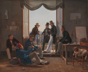A Group of Danish Artists in Rome