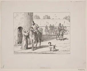 Illustration for Svend Grundtvig, "Marsk Stig: Danish Folk Song from the 13th Century", 1861