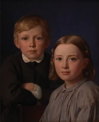 Jens Simmelkær Asmussen and Katrine Asmussen as Children